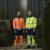 Leo Hawkridge Ecoviz High Performance 4X Stretch Trouser Hi-Vis Orange/Navy Print - Tööriided - Suured tööriided