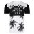 Kam Jeans 5228 Malibu T-shirt Black/White - T-särgid - Suured T-särgid 2XL – 14XL