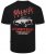 Kam Jeans 5710 Legendary Racing Slub Tee With Back Print Black - T-särgid - Suured T-särgid 2XL – 14XL