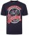 Kam Jeans 5712 Twin Pack Motorcycle/Cycle Print Tee Black and Navy - T-särgid - Suured T-särgid 2XL – 14XL