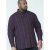 D555 Grady Long Sleeve Check Shirt - Särgid - Meeste suured särgid 2XL – 8XL