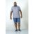 D555 Tyrone Polo Blue - Polosärgid - Meeste suured polosärgid 2XL – 8XL