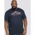D555 Thornton Embroidery T-shirt Navy - T-särgid - Suured T-särgid 2XL – 14XL