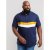 D555 Hopkins Polo Navy - Polosärgid - Meeste suured polosärgid 2XL – 8XL