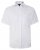 Kam Jeans 6283 Casual SS Herringbone Shirt White - Särgid - Meeste suured särgid 2XL – 8XL