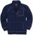Adamo Manuel Sweatshirt with Zipper Navy - Sviitrid ja dressipluusid - Meeste suured kapuutsiga jakid suurustes 2XL – 14XL