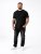 D555 Smartly Ümara kaelusega T-särk Must 5 tk - T-särgid - Suured T-särgid 2XL – 14XL