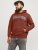 Jack & Jones CALEB Hoodie Red - Sviitrid ja dressipluusid - Meeste suured kapuutsiga jakid suurustes 2XL – 14XL