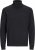 Jack & Jones Basic Knitted Sweater with Rolled Neck Black - Sviitrid ja dressipluusid - Meeste suured kapuutsiga jakid suurustes 2XL – 14XL