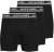 Jack & Jones Solid Boxer 3-Pack Black - Bokserid - Meeste suured bokserid