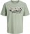 Jack & Jones Logo 2COL T-shirt Iceberg Green - T-särgid - Suured T-särgid 2XL – 14XL