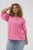 Kaffe Curve Karlia 3/4 Sleeve Blouse Pink - Pluusid & tuunikad - 