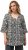 Ulla Popken Geometric Print Trumpet Sleeve Tee Black - Trükitud/pildiga T-särgid naistele - 