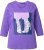 Ulla Popken Fashion Graphic T-Shirt Purple - Trükitud/pildiga T-särgid naistele - 