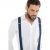 JP1880 Suspenders X-Shape Navy - Aksessuaarid - 