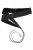 Ulla Popken Soft Leather Tie Belt Black - Naiste vööd - 