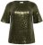 Kaffe Curve Mirana Sequin Blouse Ivy Green - Pluusid - 