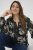 Kaffe Curve Kimmie Blouse Black Chalk Embroidery - Pluusid - 