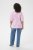 Kaffe Curve Marla Blouse Pink Frosting Chalk Leaf - Pluusid - 