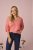Kaffe Curve Jilanda V-Neck Pullover Red - Kampsunid ja kudumid - 