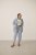 Kaffe Curve Ninna Casual Jacket Light Blue Washed - Joped - 