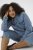 Kaffe Curve Vilana Denim Jacket Washed Blue - Teksajakid - 