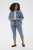 Kaffe Curve Vilana Denim Jacket Washed Blue - Teksajakid - 