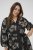Kaffe Curve Kimmie Dress Black Chalk Embroidery - Midikleidid - 