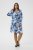 Kaffe Curve Aliana Dress Blue Flower Animal - Midikleidid - 