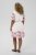 Kaffe Curve Rosa Mini Dress White Rose Border Flower - Minikleidid - 