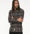 D555 Destin Checked Long Sleeve Shirt Black/Tan Check - Pikkade varrukatega särgid - 
