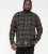 D555 Destin Checked Long Sleeve Shirt Black/Tan Check - Pikkade varrukatega särgid - 