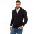 JP1880 Cardigan Knitted with Zipper Navy TALL - MEESTERIIDED MT-6XLT - Pikad meeste riided