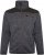 Kam jeans KV133 Twisted Marl Fleece Jacket Black - Jakid ja joped - Joped, suured suurused: 2XL – 12XL