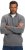 JP1880 Sweater Quarter Zipper Grey - Sviitrid ja dressipluusid - Meeste suured kapuutsiga jakid suurustes 2XL – 14XL
