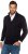 JP1880 Cardigan Knitted with Zipper Navy - Sviitrid ja dressipluusid - Meeste suured kapuutsiga jakid suurustes 2XL – 14XL