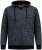 Duke Fareham Bonded Sherpa Lining Knitted Hoodie Grey - Sviitrid ja dressipluusid - Meeste suured kapuutsiga jakid suurustes 2XL – 14XL