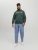 Jack & Jones Codyy Hoodie Green - Sviitrid ja dressipluusid - Meeste suured kapuutsiga jakid suurustes 2XL – 14XL
