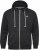 North Latitude Cardigan Hoodie Black - Sviitrid ja dressipluusid - Meeste suured kapuutsiga jakid suurustes 2XL – 14XL