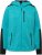 Ulla Popken Contrast Inserts Sweater Knit Hoodie Aquamarine - Sviitrid ja dressipluusid - 