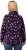 Ulla Popken Floral Print Drawstring Collar Hoodie Black - Sviitrid ja dressipluusid - 