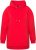 Ulla Popken Back Print Kangaroo Pocket Hoodie Hibiscus Red - Sviitrid ja dressipluusid - 