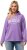Ulla Popken City Name Graphic Hoodie Light Purple - Sviitrid ja dressipluusid - 