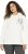 Ulla Popken Face Graphic Long Sleeve Hoodie Off-White - Sviitrid ja dressipluusid - 