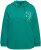 Ulla Popken Face Graphic Long Sleeve Hoodie Emerald Green - Sviitrid ja dressipluusid - 