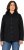 Ulla Popken Cable Knit Long Sleeve Hoodie Black - Sviitrid ja dressipluusid - 