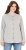 Ulla Popken Cable Knit Long Sleeve Hoodie Light Grey Melange - Sviitrid ja dressipluusid - 
