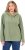 Ulla Popken Teddy Plush Long Sleeve Hoodie Sage Green - Sviitrid ja dressipluusid - 