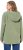 Ulla Popken Teddy Plush Long Sleeve Hoodie Sage Green - Sviitrid ja dressipluusid - 