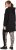 Ulla Popken Longline Lace Up Hoodie Black - Sviitrid ja dressipluusid - 